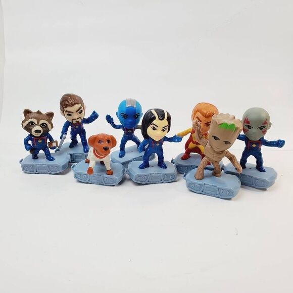Marvel GUARDIANS of the  GALAXY 2023 McDonalds Happy meal Toy lot - Picture 1 of 4
